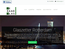 Tablet Screenshot of deraadglas.nl